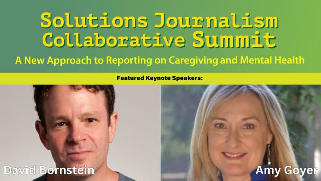 David Bornstein and Amy Goyer Keynote Talks at Solution Journalism Summit
